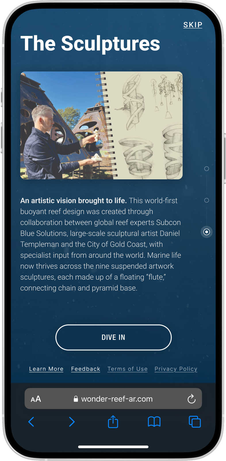 Wonder Reef - app AR reef exploration