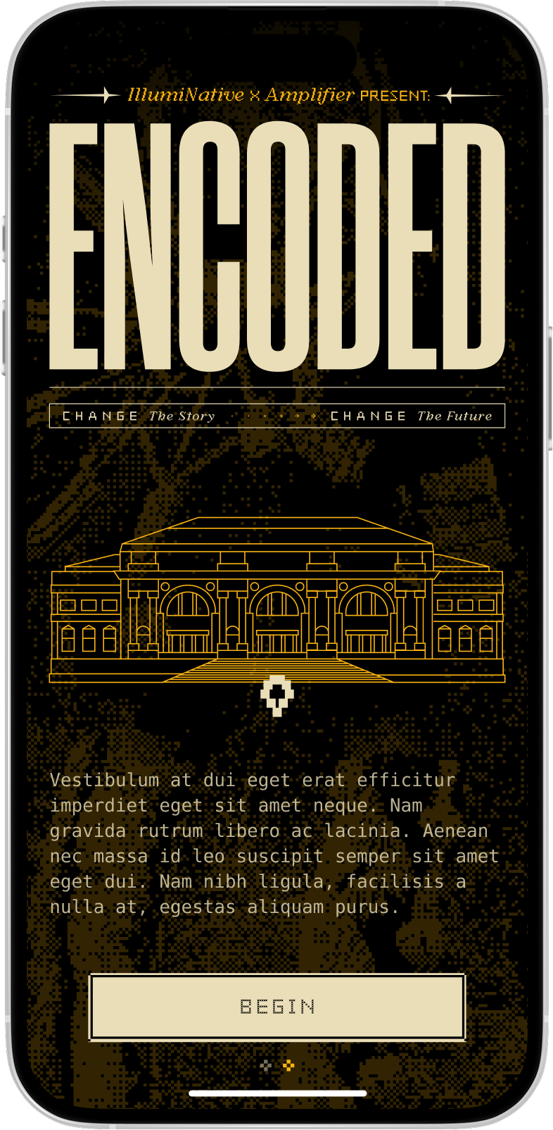 ENCODED - app screenshot artwork view