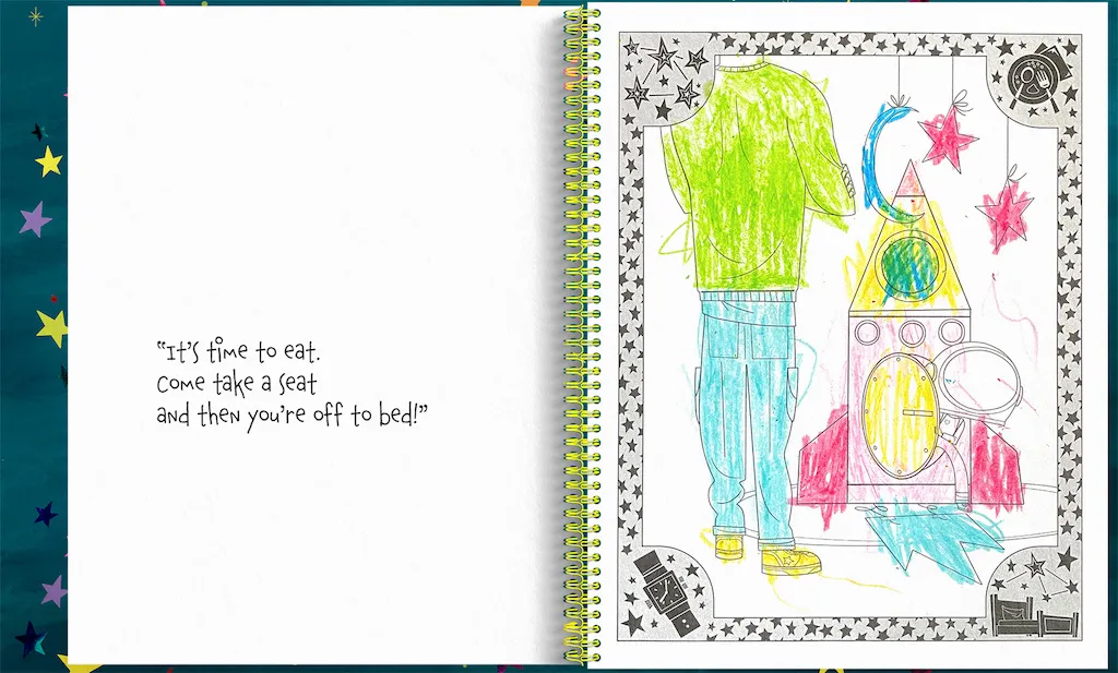 Aku Coloring Book AR example