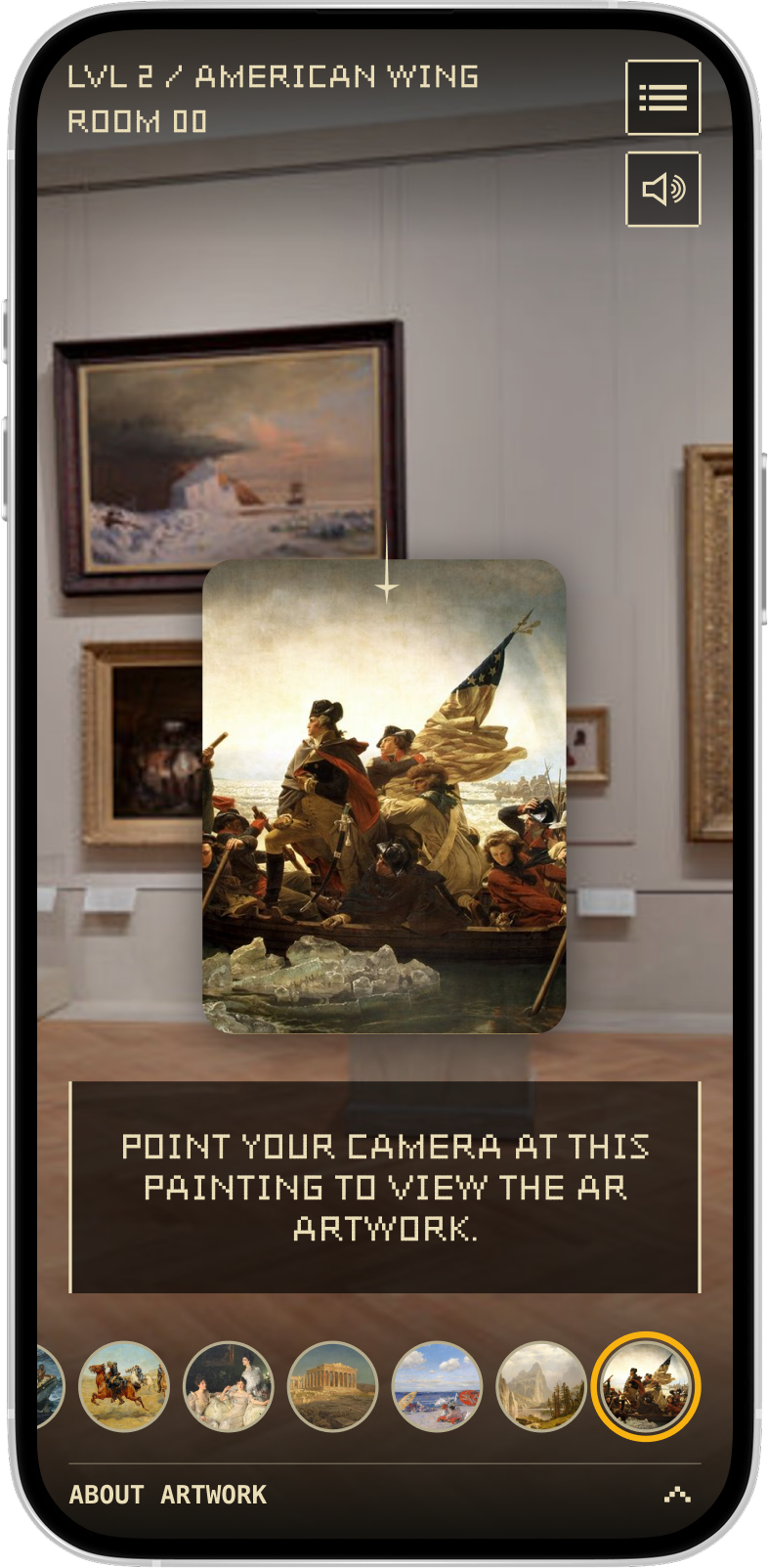 ENCODED - app screenshot gallery view