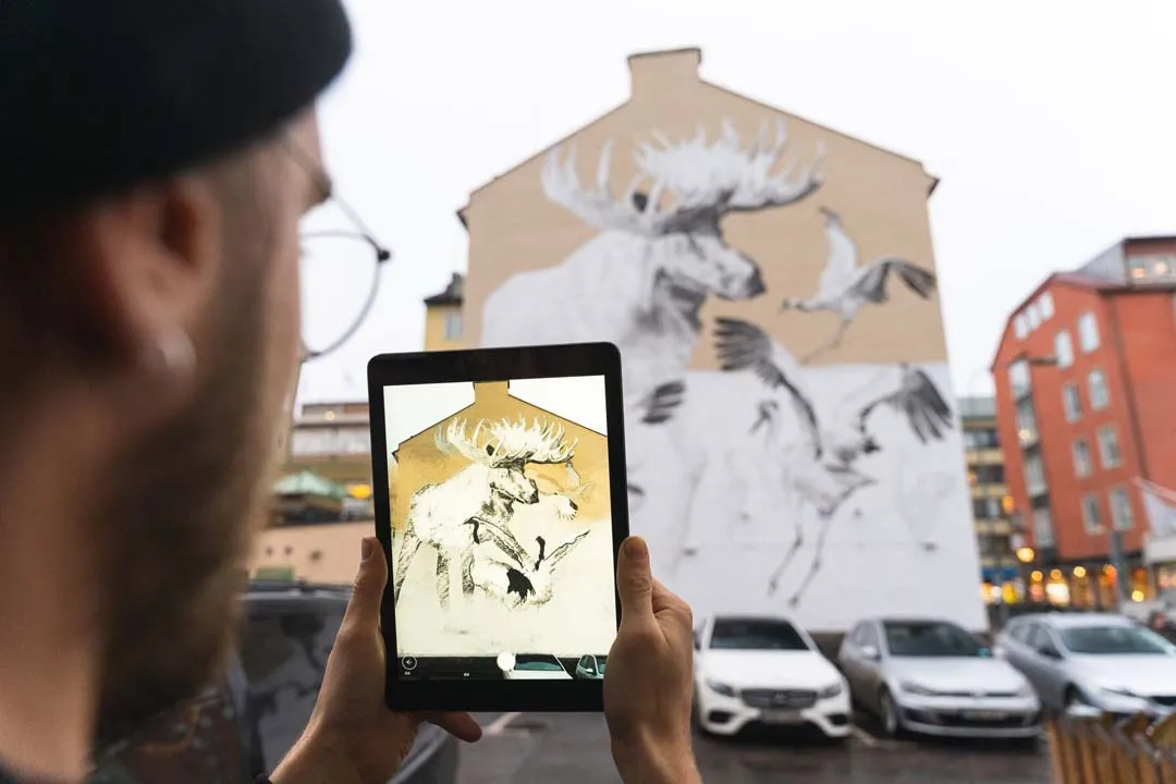 Artscape Form - Stina Folkebrant AR mural