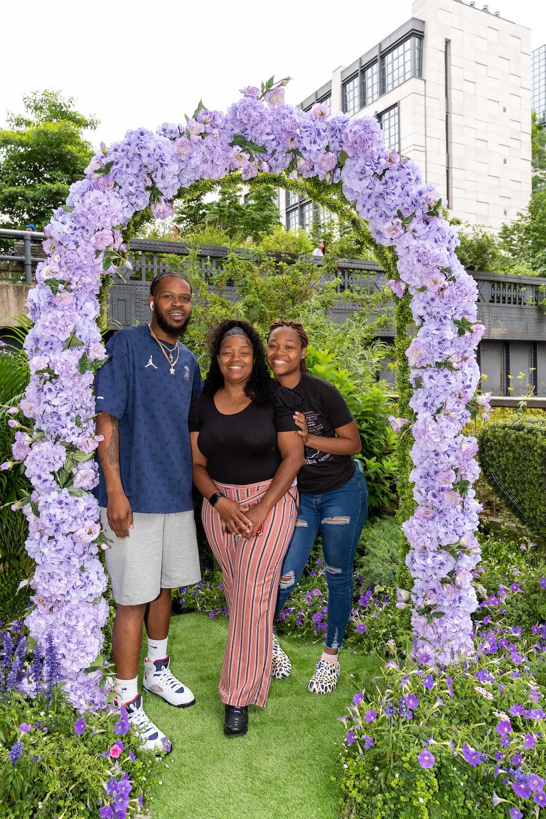 Breonna's Garden - planting the garden installation