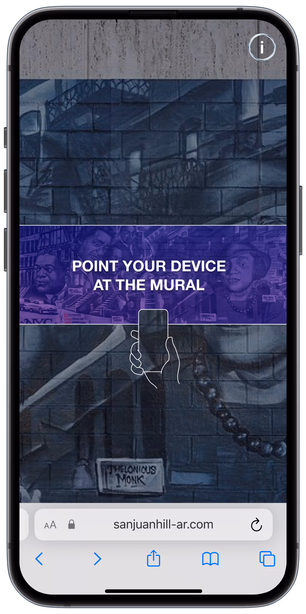 San Juan Hill Mural app