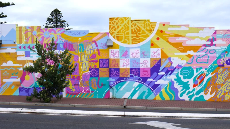 Beach Road Mural